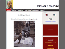 Tablet Screenshot of dejanrakovic.com